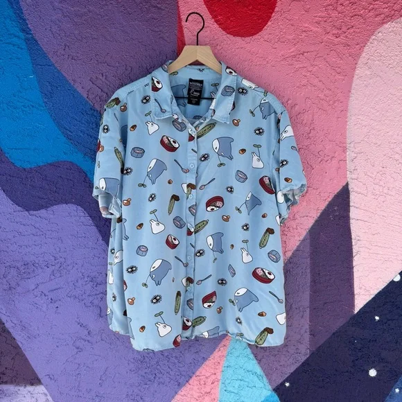 Her Universe Light Blue Graphic women’s Shirt - Picture 1 of 5